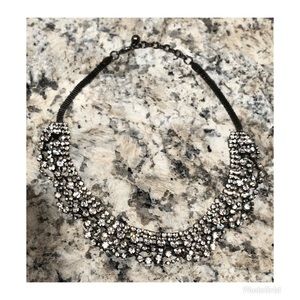 Women’s chunky rhinestone short necklace